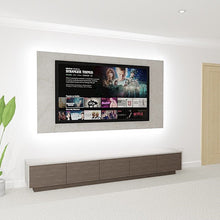 Load image into Gallery viewer, Miami Media Wall - TV Feature Panel &amp; Floor Mounted Units With LED Lights Combo 2
