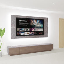 Load image into Gallery viewer, Miami Media Wall - TV Feature Panel &amp; Floor Mounted Units With LED Lights Combo 2
