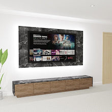 Load image into Gallery viewer, Miami Media Wall - TV Feature Panel &amp; Floor Mounted Units With LED Lights Combo 2
