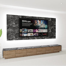 Load image into Gallery viewer, Miami Media Wall - TV Feature Panel &amp; Floor Mounted Units With LED Lights Combo 3
