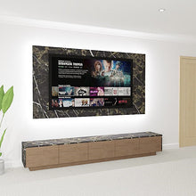 Load image into Gallery viewer, Miami Media Wall - TV Feature Panel &amp; Floor Mounted Units With LED Lights Combo 2
