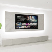 Load image into Gallery viewer, Miami Media Wall - TV Feature Panel &amp; Floor Mounted Units With LED Lights Combo 3
