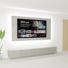 Load image into Gallery viewer, Miami Media Wall - TV Feature Panel &amp; Floor Mounted Units With LED Lights Combo 2
