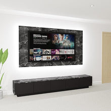 Load image into Gallery viewer, Miami Media Wall - TV Feature Panel &amp; Floor Mounted Units With LED Lights Combo 2
