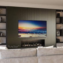 Load image into Gallery viewer, FluteSlat Milan Grey Steel Wall Panel - 704
